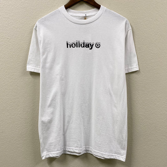 2022 holiday ice logo white t-shirt