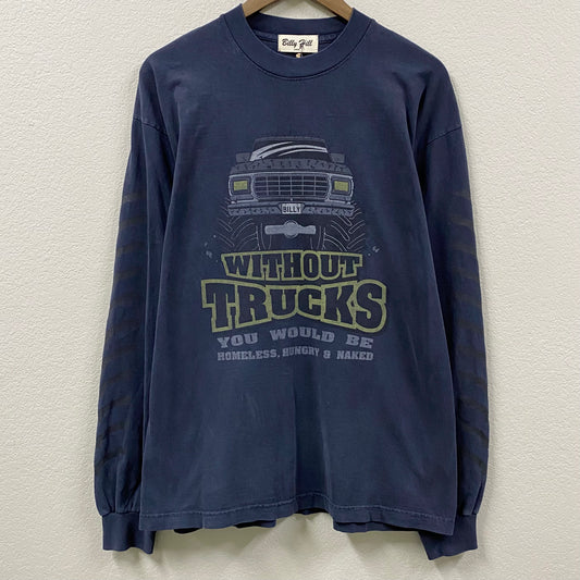 2023 billy hill tire track black l/s shirt