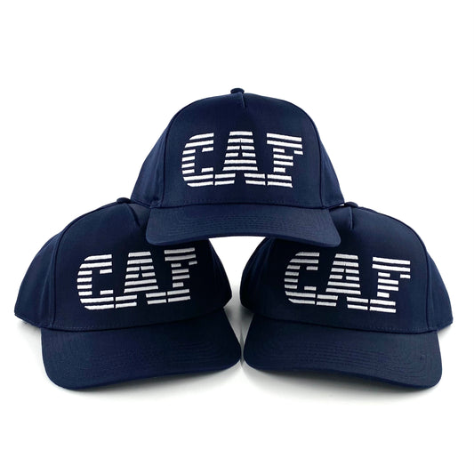 2024 caf basics navy 5-panel snapback hat