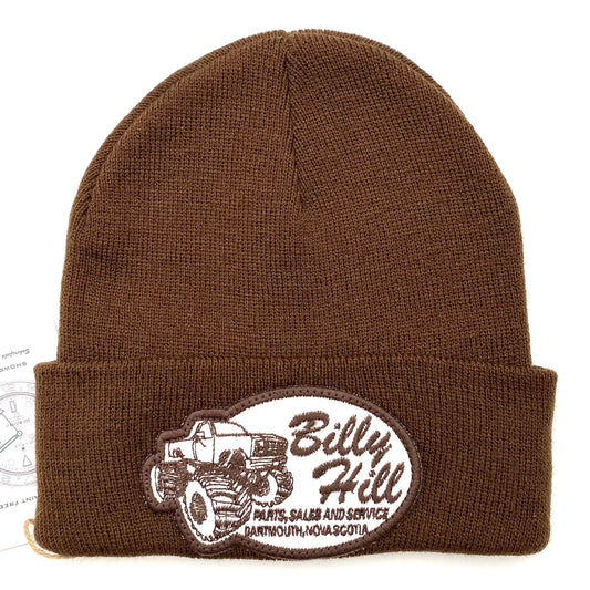 2021 billy hill brown patch beanie