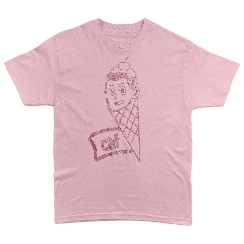 2023 caf sample cream pink t-shirt