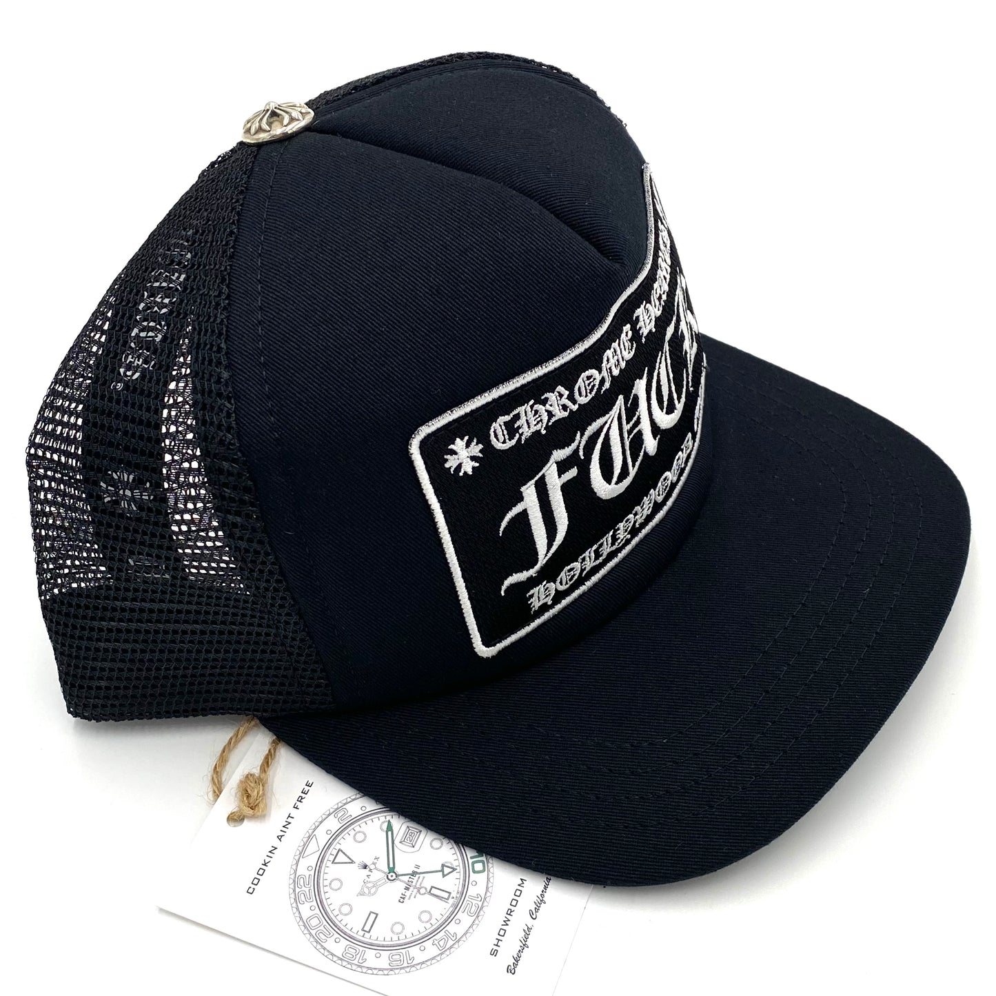2021 chrome hearts fuck hollywood, usa mesh trucker snapback hat