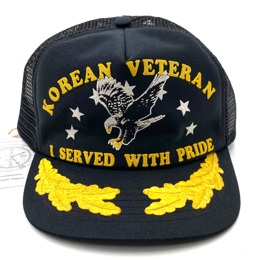 1950’s korean veteran scrambled eggs trucker hat