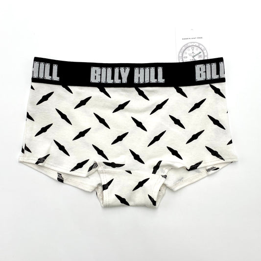 2023 billy hill diamondplate white boy shorts