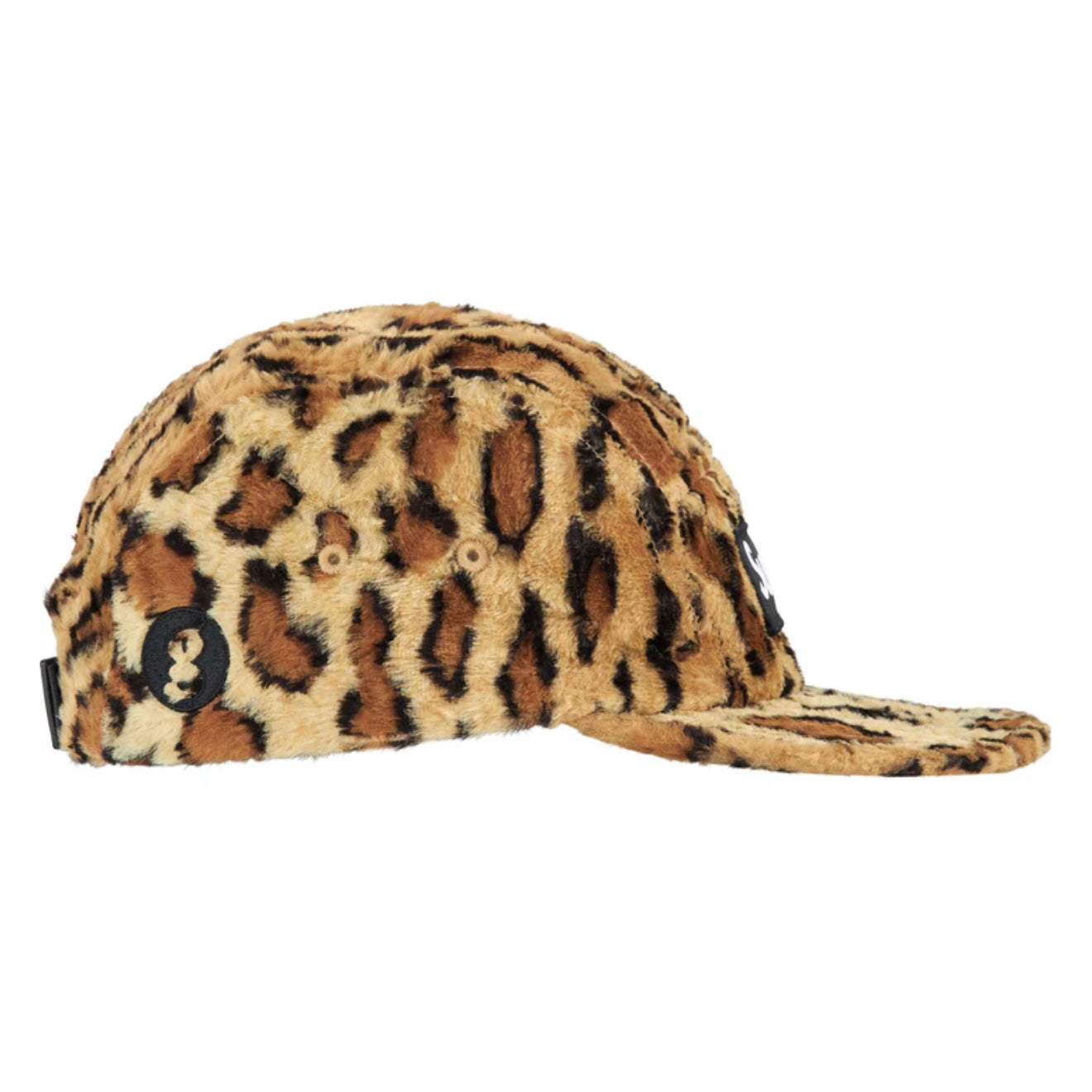 2025 s/s supreme crushed rayon pile camp strapback leopard cap