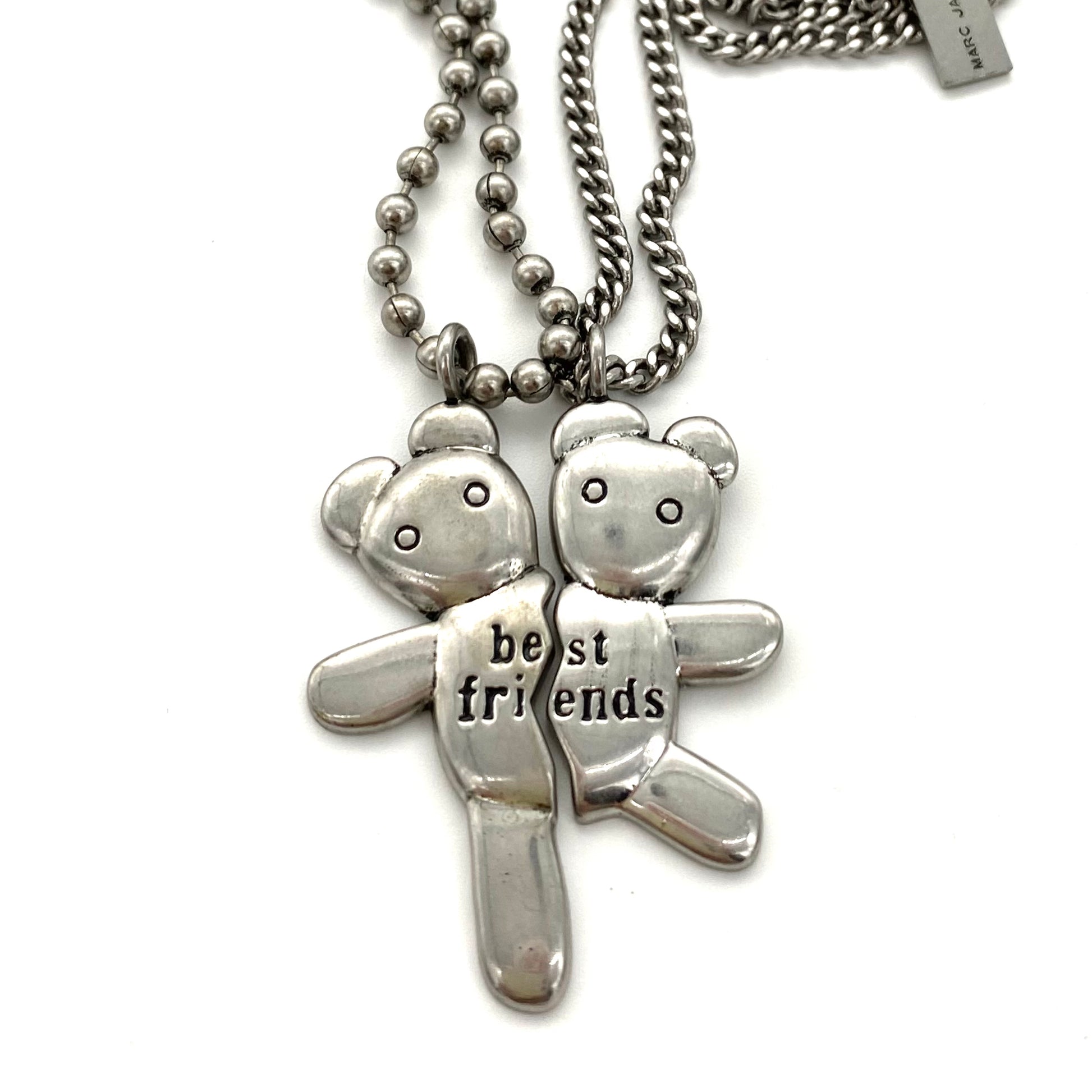 2023 heaven by marc jacobs double headed teddy friendship necklace 2023 heaven by marc jacobs double headed teddy friendship necklace