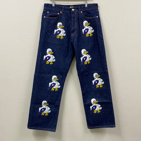 2022 f/w palace duck baggie selvedge denim jeans